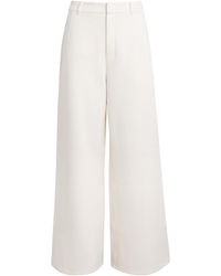 Max Mara - Cotton-Blend Jersey Trousers - Lyst