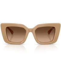 Burberry - Oversized Cat Eye Sunglasses - Lyst