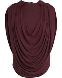Brandon Maxwell - Draped Astor Top - Lyst