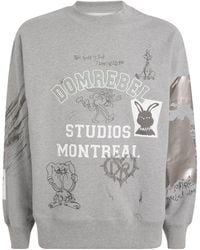 DOMREBEL - Cotton College Logo Sweatshirt - Lyst
