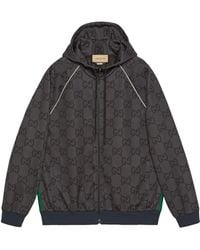 Gucci - Jumbo Gg Hooded Jacket - Lyst