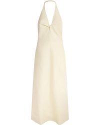 SIR. - Linen Halterneck Aria Maxi Dress - Lyst