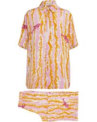 Olivia Von Halle - Silk Alabama Mira Pyjama Set - Lyst
