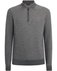Colombo - Cashmere Quarter-Zip Sweater - Lyst