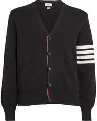 Thom Browne - Milano-Stitch V-Neck Cardigan - Lyst