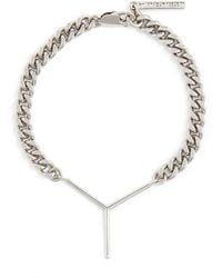 Y. Project - Silver-tone Mini Y Chain Bracelet - Lyst