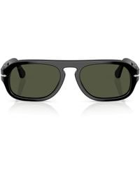 Persol - Square Pilot Sunglasses - Lyst