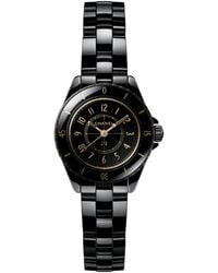 CHANEL - Ceramic And Steel J12 Golden Watch - Lyst