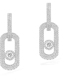 Messika - So Move And Diamond Pavé Xl Earrings - Lyst