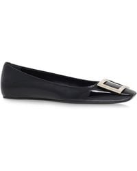 Roger Vivier - Patent Quadrata Trompette Ballet Flats - Lyst