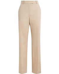 Eleventy - Cotton-Blend Straight Trousers - Lyst