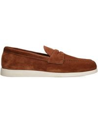 Church's - Suede Saddle Penny Loafers - Lyst