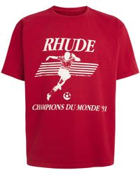 Rhude - Cotton Set Piece T-Shirt - Lyst