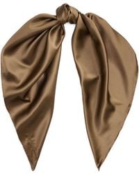 Ralph Lauren - Silk Charmeuse Square Scarf - Lyst