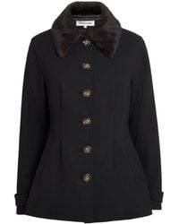 Veronica Beard - Faux Fur-Trim Severine Jacket - Lyst