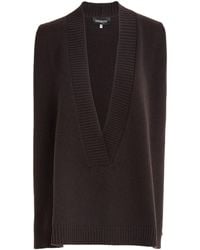 Eskandar - Cashmere Plunge-Neck Sweater Vest - Lyst