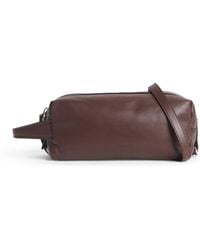 Lemaire - Small Leather The Care Cross-Body Bag - Lyst
