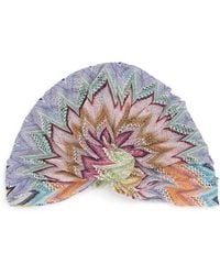 Missoni - Knot-Front Zigzag Turban - Lyst