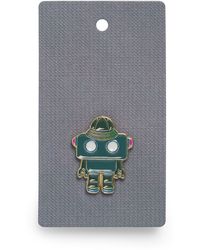 Barbour - X Paul Smith Robot Pin Badge - Lyst