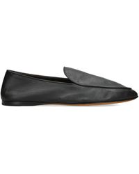 The Row - Hereditas Leather Loafers - Lyst
