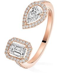 Messika - My Twin Toi & Moi And Diamond Ring - Lyst