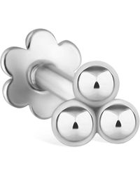 Maria Tash - Ball Trinity Single Threaded Stud Earring - Lyst