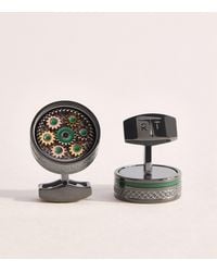 Tateossian - Gunmetal Septa Gear Cufflinks - Lyst