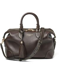 Aspinal of London - Leather Hudson Bowling Bag - Lyst