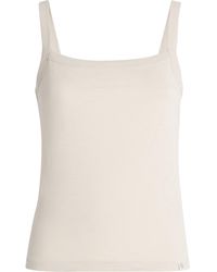Rag & Bone - Cotton Square Neck The Slub Tank Top - Lyst