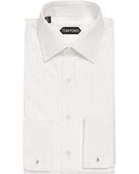 Tom Ford - Cotton Pleated-Front Evening Shirt - Lyst