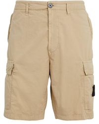 Stone Island - Stretch-cotton Bermuda Shorts - Lyst