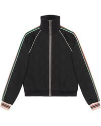 Gucci - GG Jacquard Jersey Zip Jacket - Lyst
