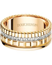Boucheron - Small And Diamond Quatre Radiant Ring - Lyst