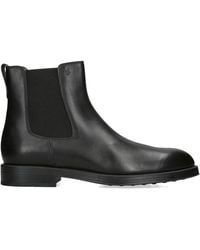 Tod's - Leather Stivaletto Chelsea Boots - Lyst