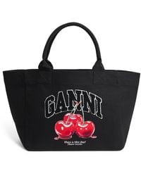 Ganni - Medium Trapeze Shopper Bag - Lyst