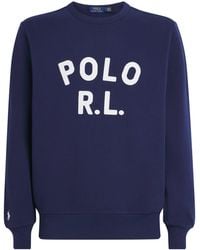 Polo Ralph Lauren - Cotton-Blend Logo Sweatshirt - Lyst