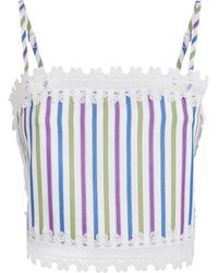 Claudie Pierlot - Cotton Stripe Crop Top - Lyst
