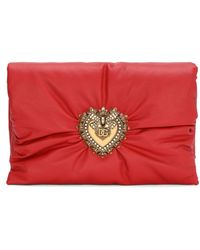 Dolce & Gabbana - Padded Devotion Soft Shoulder Bag - Lyst