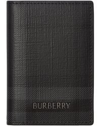 Burberry - City Check Folding Card Holder - Lyst