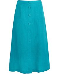 Eres - Linen Amusante Midi Skirt - Lyst