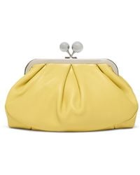 Weekend by Maxmara - Small Leather Pasticcino Clutch Bag - Lyst