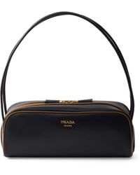 Prada - Leather Swing Shoulder Bag - Lyst