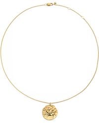 Monica Vinader - Vermeil Zodiac Sagittarius Necklace - Lyst