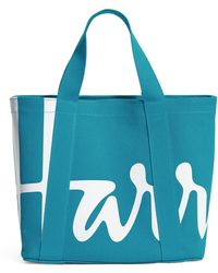 Harrods - Mini Cotton Logo Tote Bag - Lyst