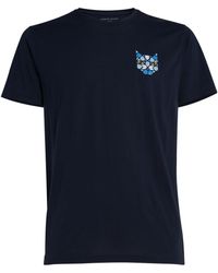 Derek Rose - Pima Cotton Cat Print Ripley T-shirt - Lyst