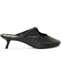 Loewe - Lambskin Pebble Soft Heeled Mules 45 - Lyst