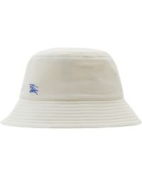 Burberry - Cotton Ekd Bucket Hat - Lyst