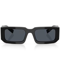 Prada - Acetate Rectangular Sunglasses - Lyst