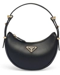 Prada - Mini Leather Arqué Shoulder Bag - Lyst