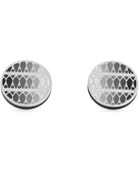 Tateossian - Bronze-Plated Cairo Leaf Cufflinks - Lyst